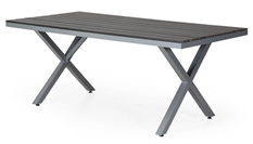 4217-8-7 Brafab Leone Bord 200x100cm Svart/Grå